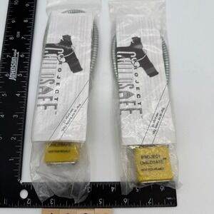 Project Childsafe Gun Cable Lock Firearm Safety Device with Keys Set of 2